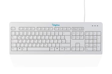 CK10, kabelgebundene Tastatur, Deutsches Layout (QWERTZ), 105 Tasten 