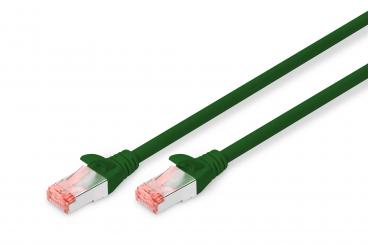 CAT 6 S/FTP Patchkabel, 0,5 m, Grün 