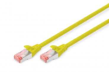 CAT 6 S/FTP Patchkabel, 0,5 m, Gelb 