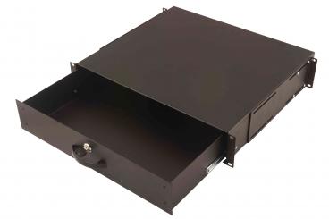 Abschließbare Schublade für 482,6 mm (19") Netzwerk- und Serverschränke, 2HE 