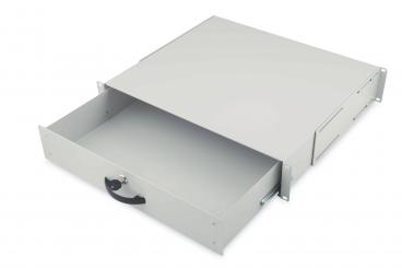Abschließbare Schublade für 482,6 mm (19") Netzwerk- und Serverschränke, 2HE 