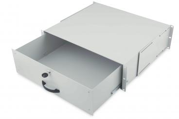 Abschließbare Schublade für 482,6 mm (19") Netzwerk- und Serverschränke, 3HE 