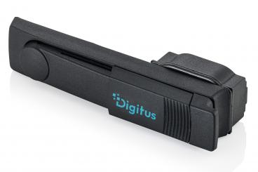 Schwenkgriff mit Profil-Halbyzlinderschloss für Netzwerk- und Serverschränke 