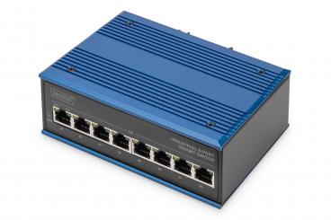 8 Port Gigabit Ethernet Netzwerk PoE Switch, Industrial, Unmanaged 
