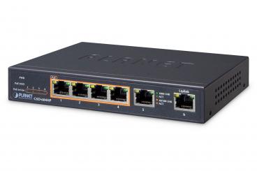 4-Port Gigabit PoE Switch, Unmanaged, 1 Uplink 